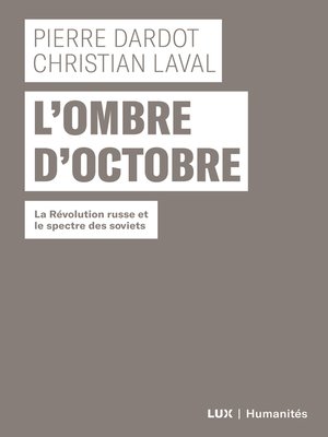 cover image of L'ombre d'Octobre